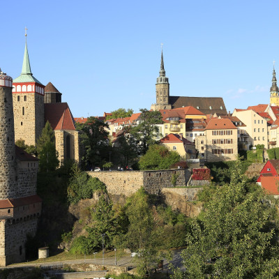 Středověký Bautzen a polsko-německý Görlitz
