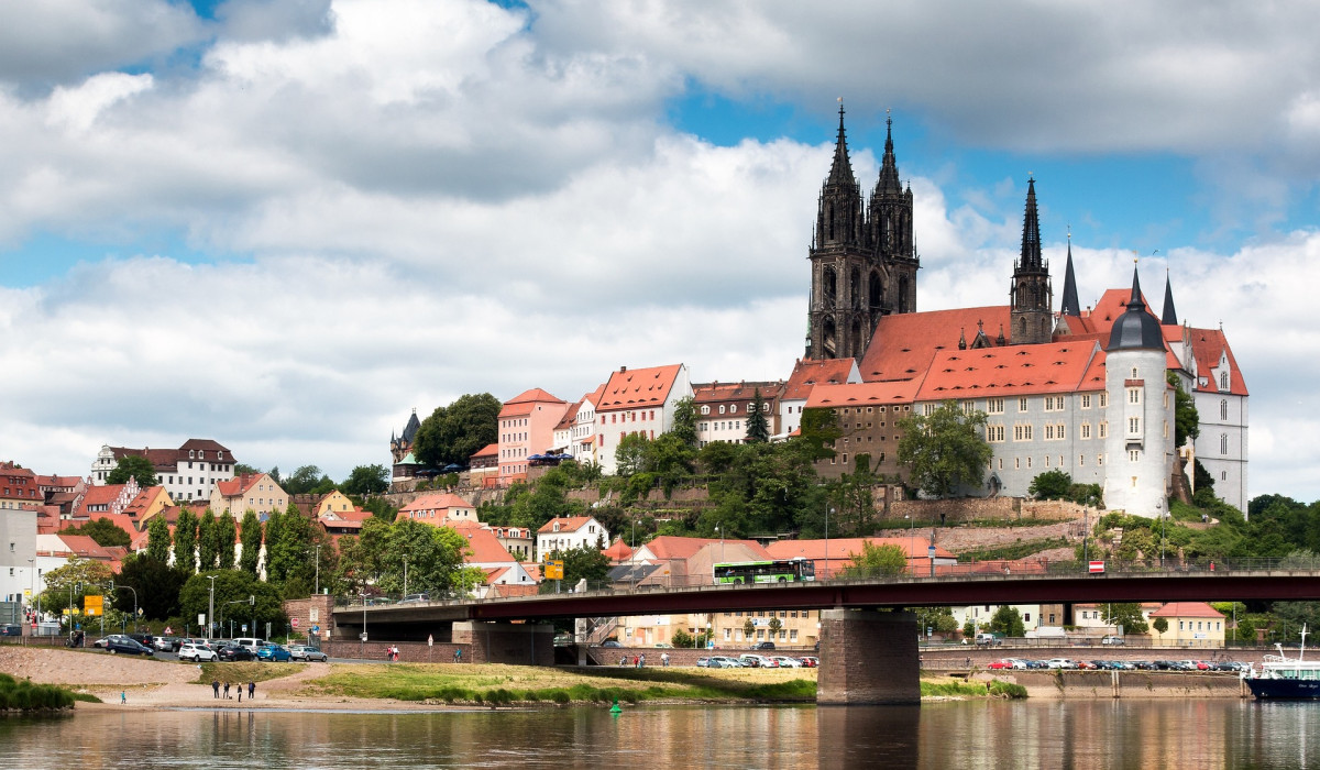 Vánoční Moritzburg a porcelánová Míšeň